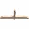 Ekena Millwork Eugene Smooth Timber Gable Bracket, Douglas Fir, 48"W x 18"H x 3 1/2"D x 3 1/2"F, 9/12 Pitch GBW048X18X0404EUG00SDF - alternate 4